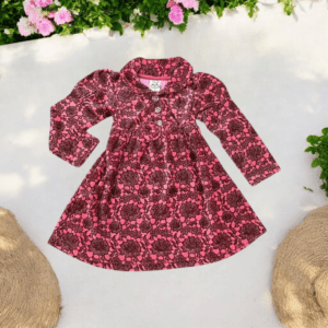 Vestido Florido Plush Infantil Kalia Modas