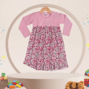 Vestido Florido Infantil Inverno Kalia Modas