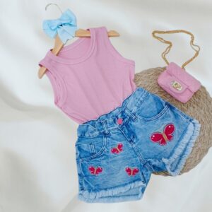 Short Jeans Infantil Kalia Modas