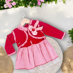 Vestido Pelúcia Infantil Kalia Modas