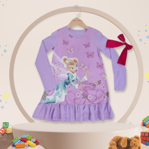 Vestido Infantil Tinker Bell Kalia Modas